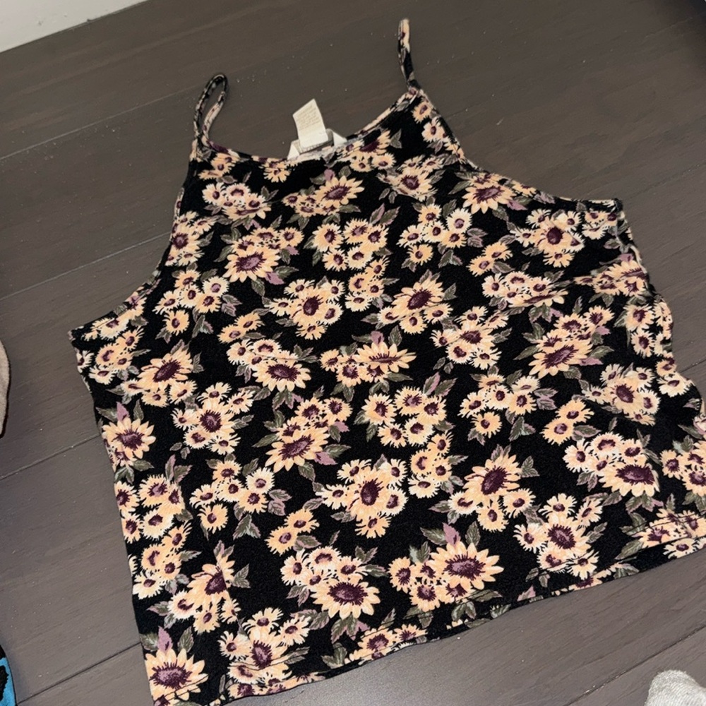 Floral tank top